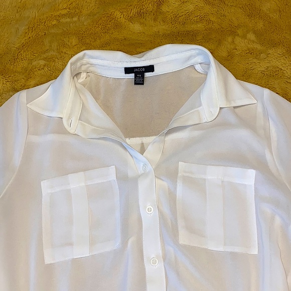RARE SHEER BUTTON DOWN - Picture 4 of 6